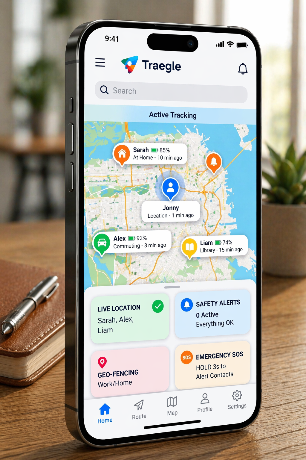 Traegle App Preview